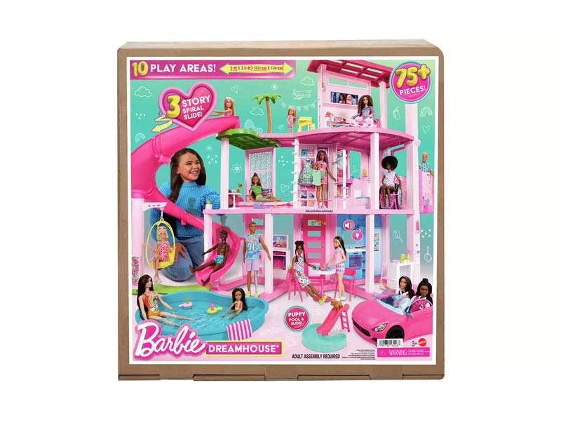 Barbie DreamHouse Doll Playset, Slide and Accessories or £200 cash alternative
