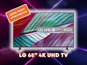 Win this LG 65" Smart 4K Ultra HD TV or £500 cash alternative
