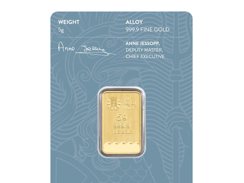 Low odds - Win a Britannia 5g gold bullion | 999.9 Fine Gold bar or £300 in cash