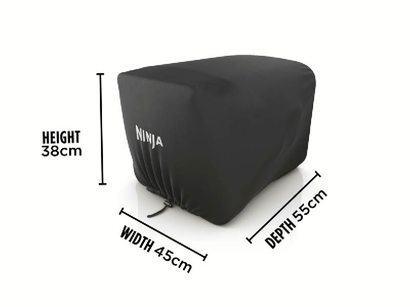 Ninja Woodfire Outdoor Oven, artisan pizza maker and BBQ smoker with stand & cover