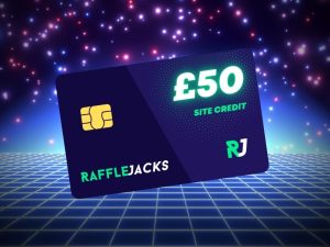 Win £50 Rafflejacks site credit for just 99p!