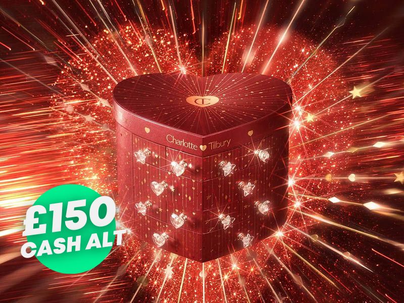 Win this stunning Charlotte Tilbury Beauty Treasure Chest Advent Calendar or £150 cash