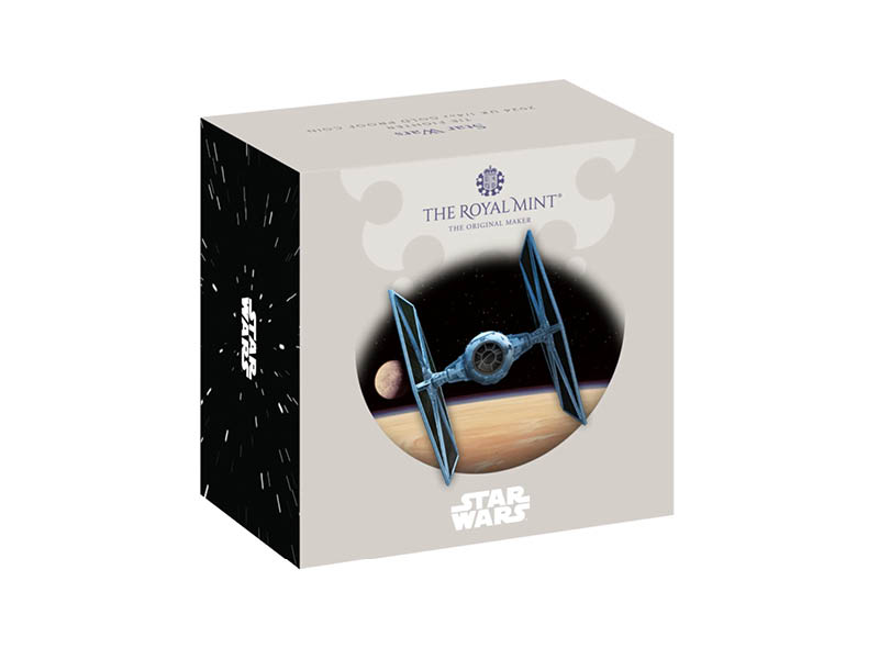 Low odds Star Wars TIE Fighter 2024 UK 1/4oz Gold Coin or £700 in cash