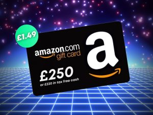 Win a £250 Amazon Voucher or £220 tax free cash for just £1.49